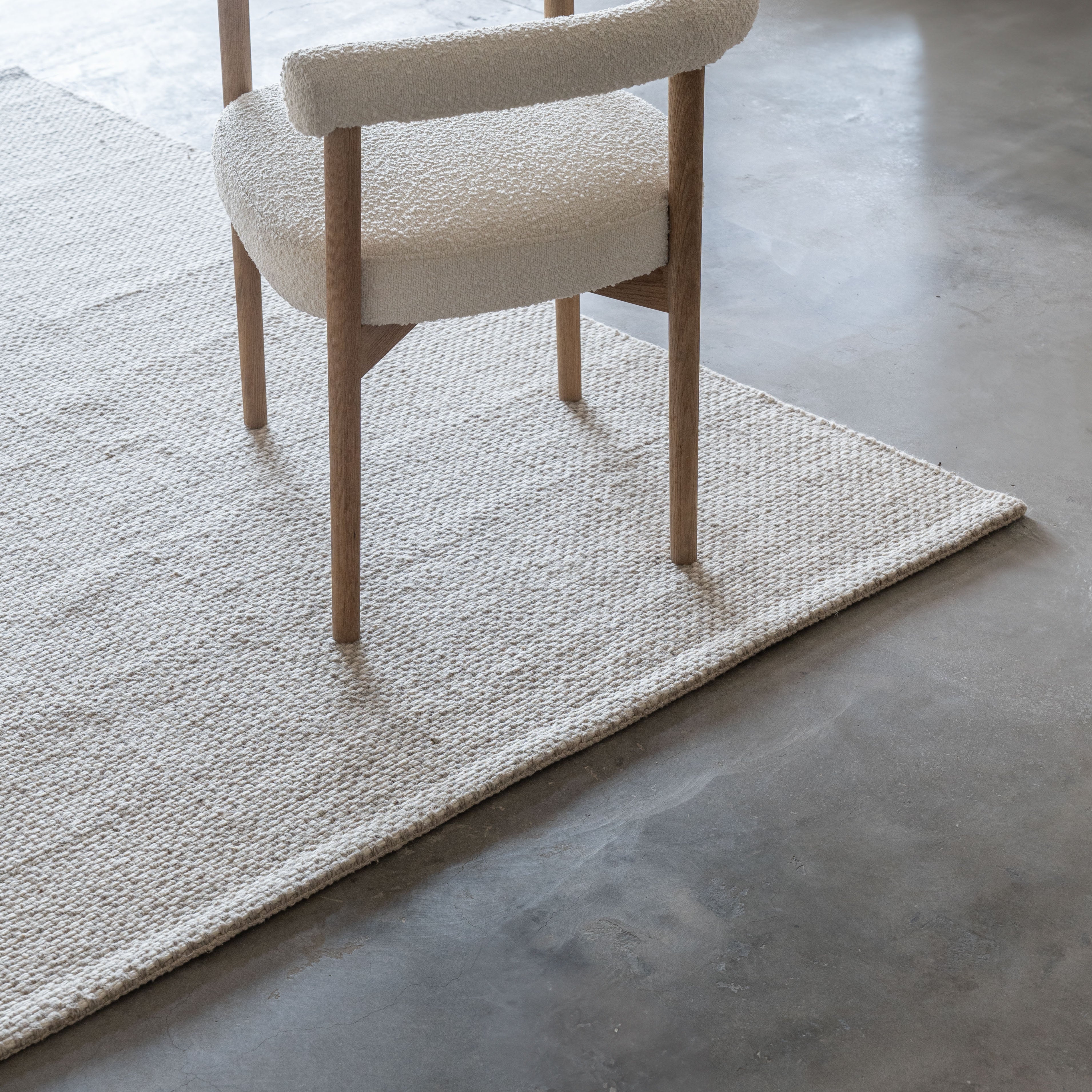 Ivory-Silver 2021 Dig-P Rug - Wood and Steel Furnitures