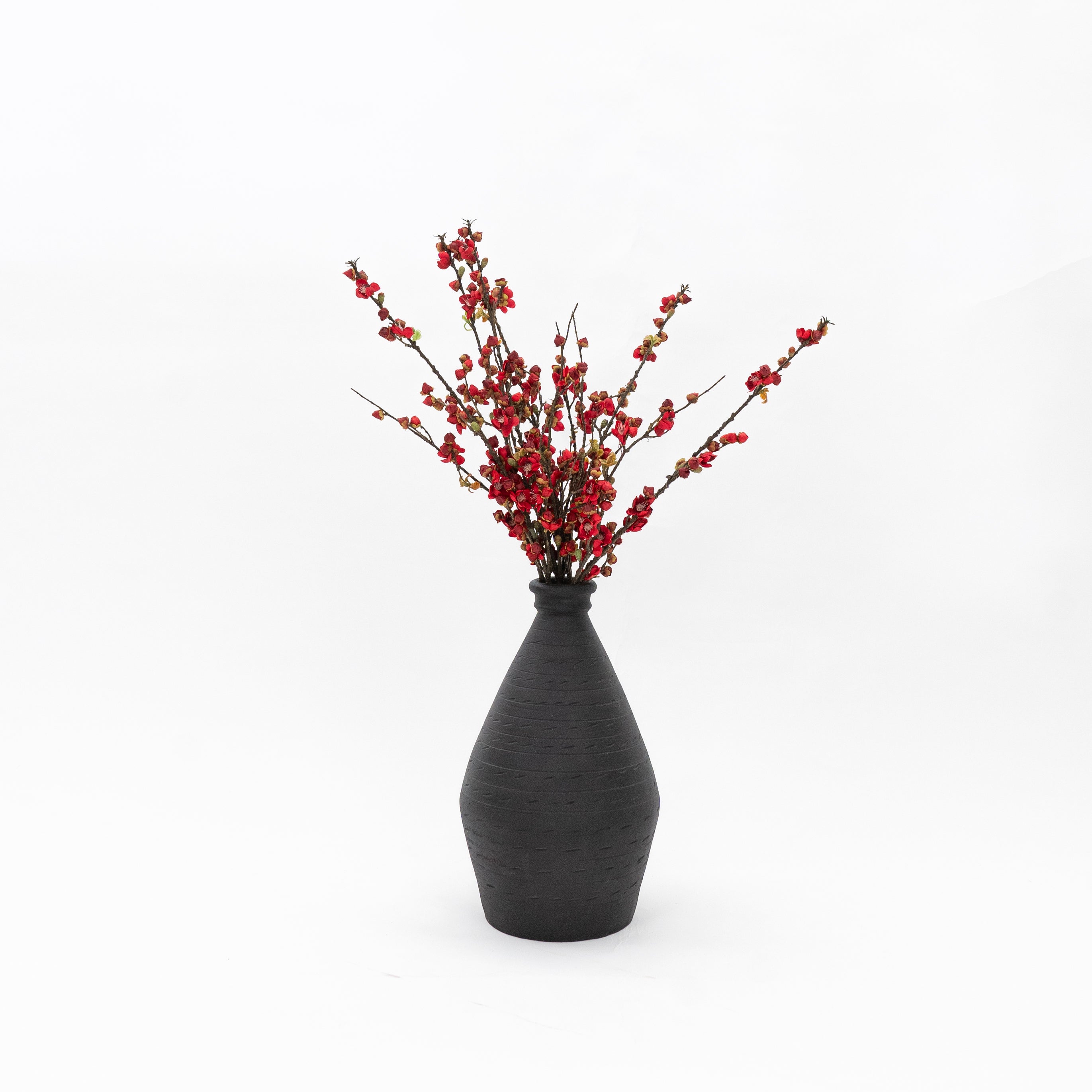 Callia Red Artificial Flower - Wood and Steel Furnitures