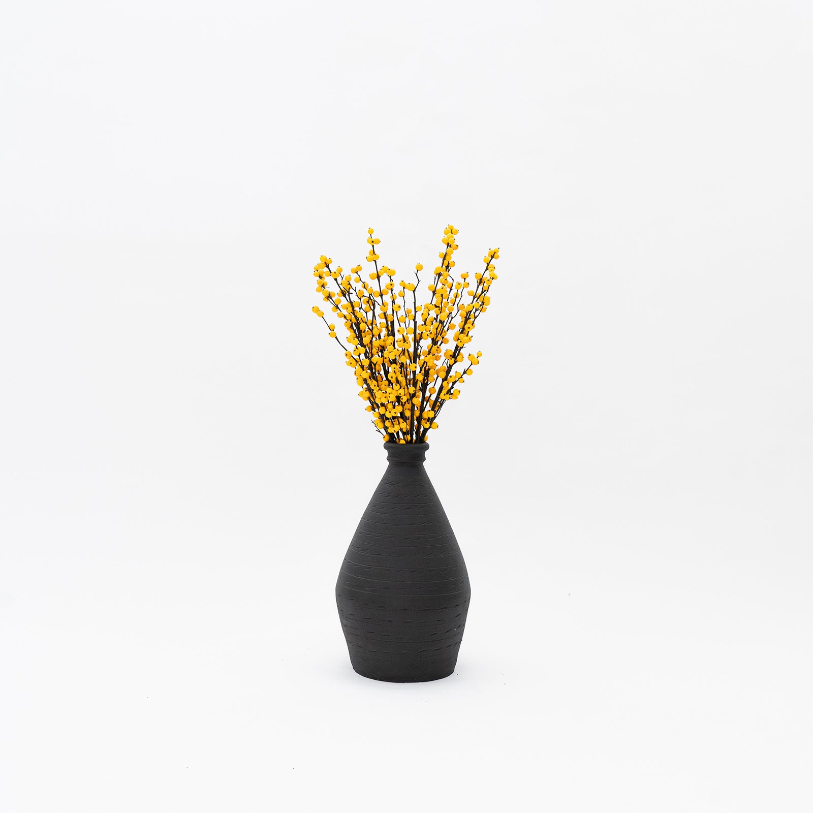 Aratiris Yellow Artificial Flower - Wood and Steel Furnitures