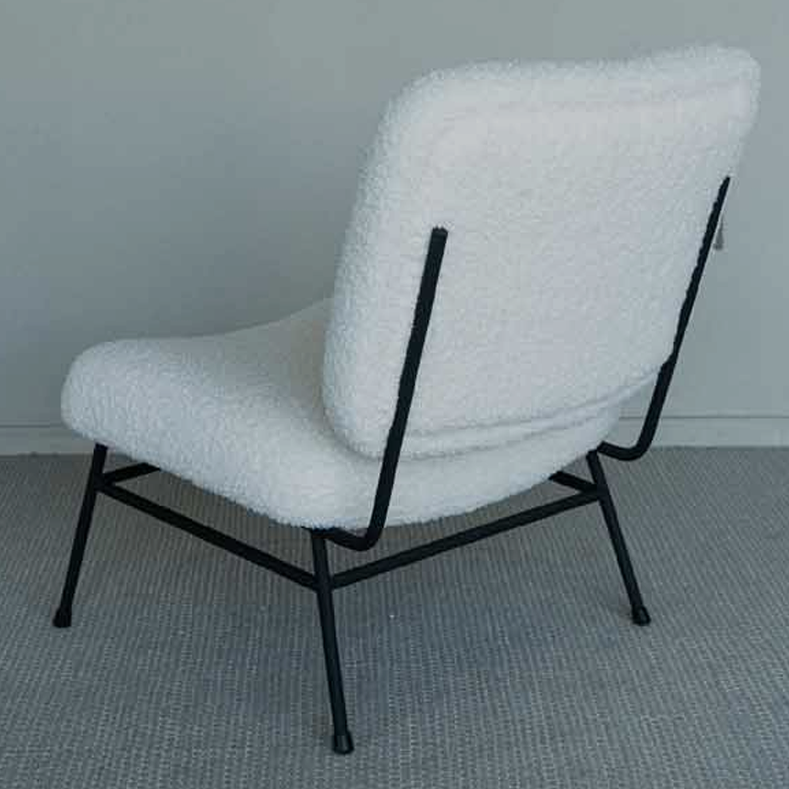 Palmer Low Chair - Wood and Steel Furnitures