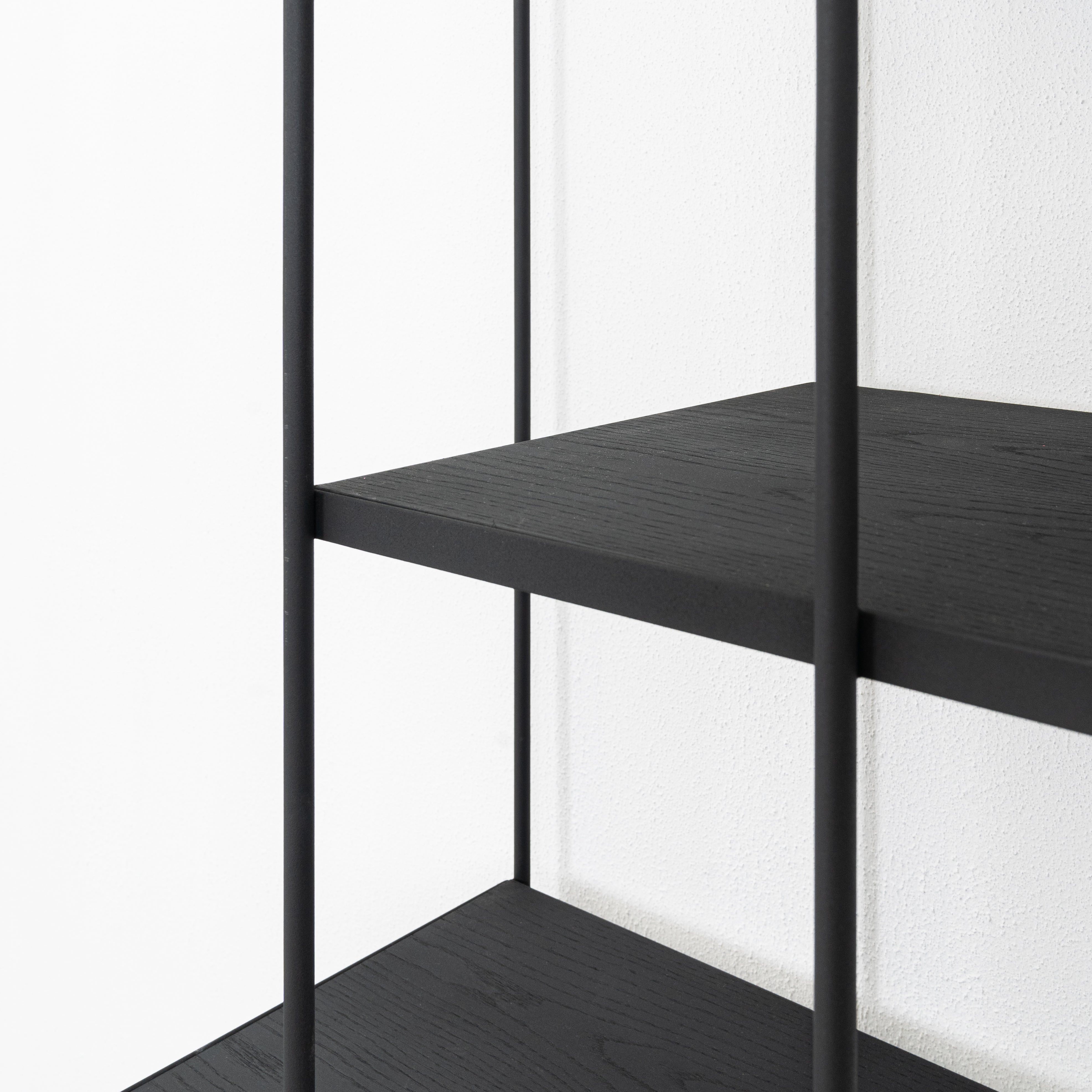 Tokyo Shelf-Medium - Wood and Steel Furnitures