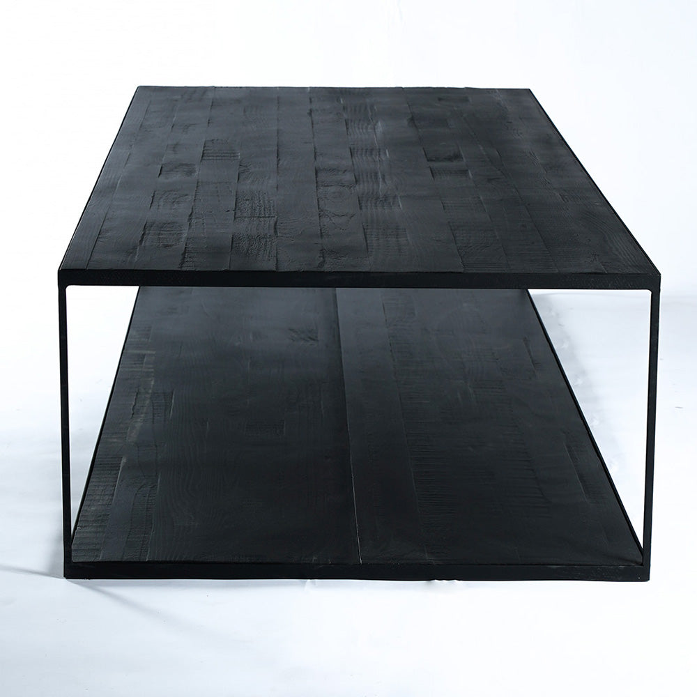 Genie Coffee Table - Wood and Steel Furnitures