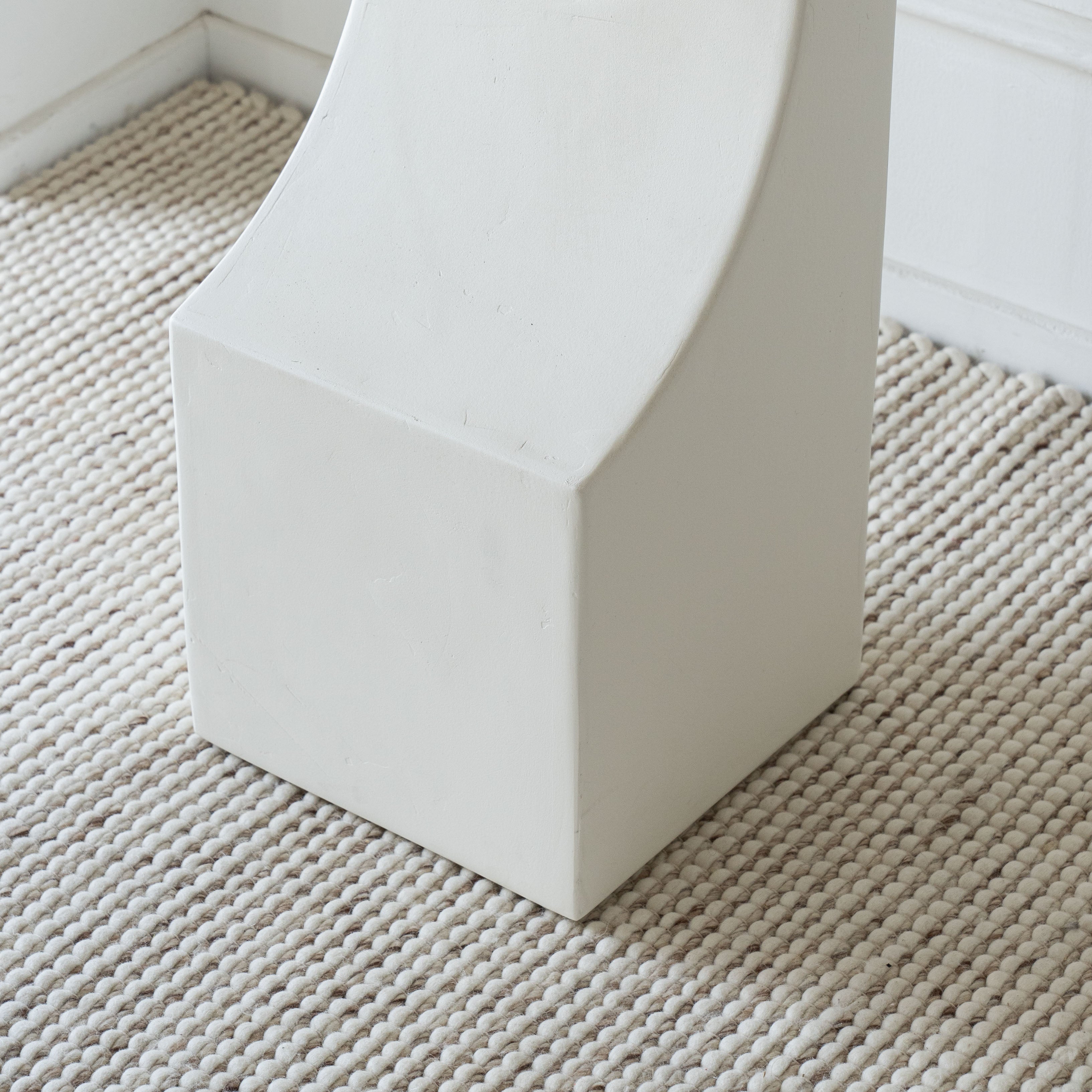 Geometric Pedestal - Wood and Steel Furnitures