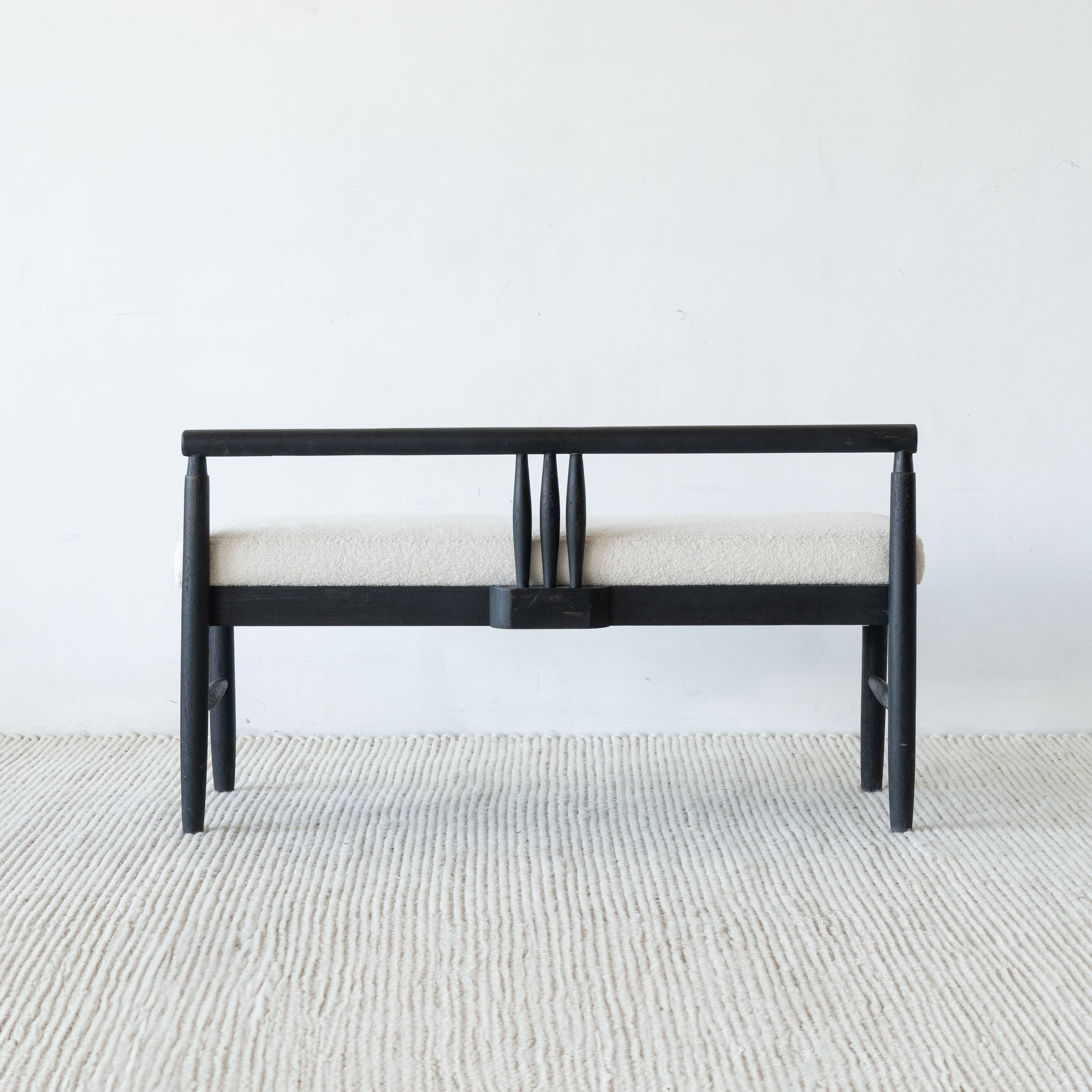 Mondrich  Bench - Wood and Steel Furnitures