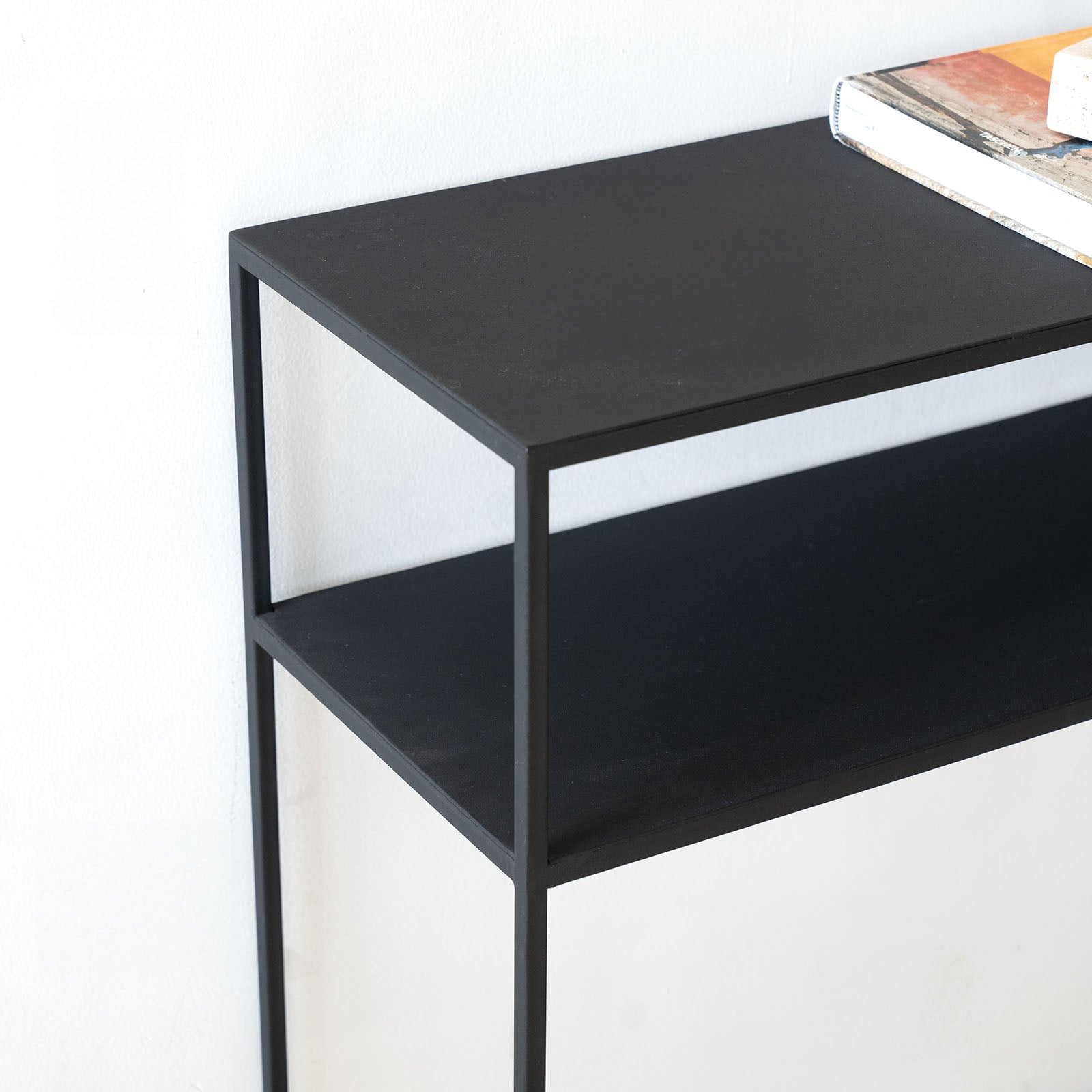 Monochrome Console B Small - Wood and Steel Furnitures