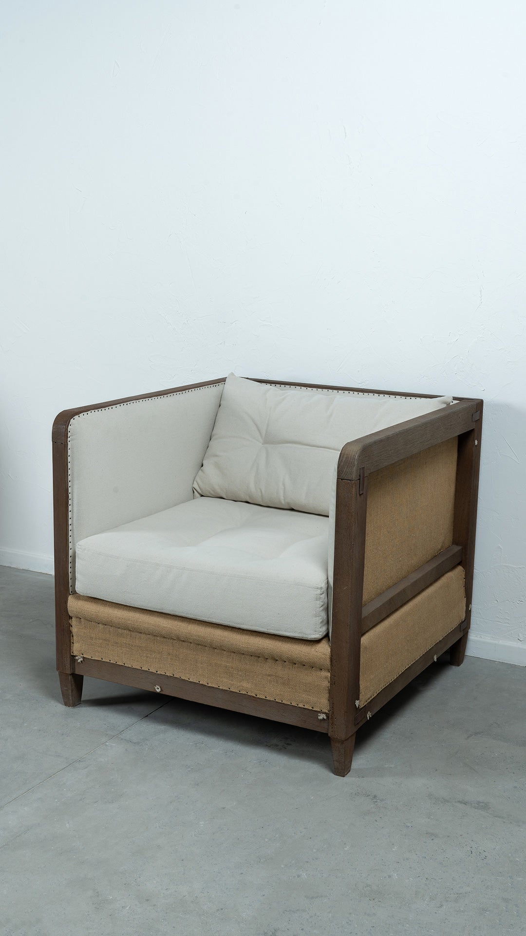 Deconstructed Arm Chair - Wood and Steel Furnitures