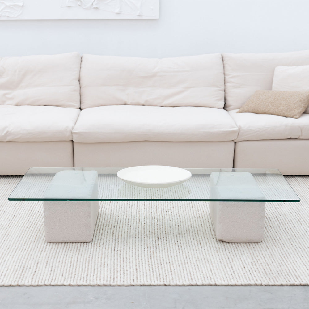 Elena Coffee Table - Wood and Steel Furnitures