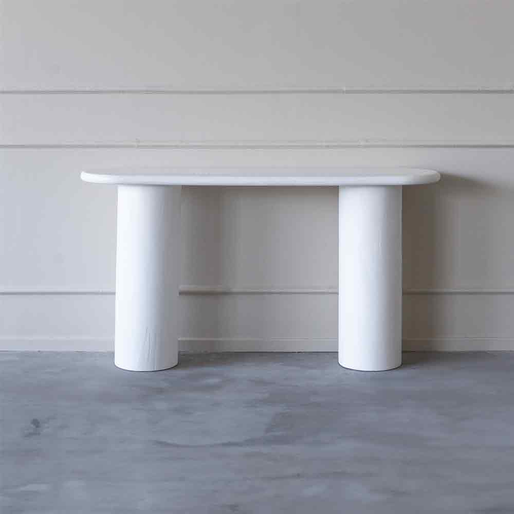 Mykonos Console - Wood and Steel Furnitures