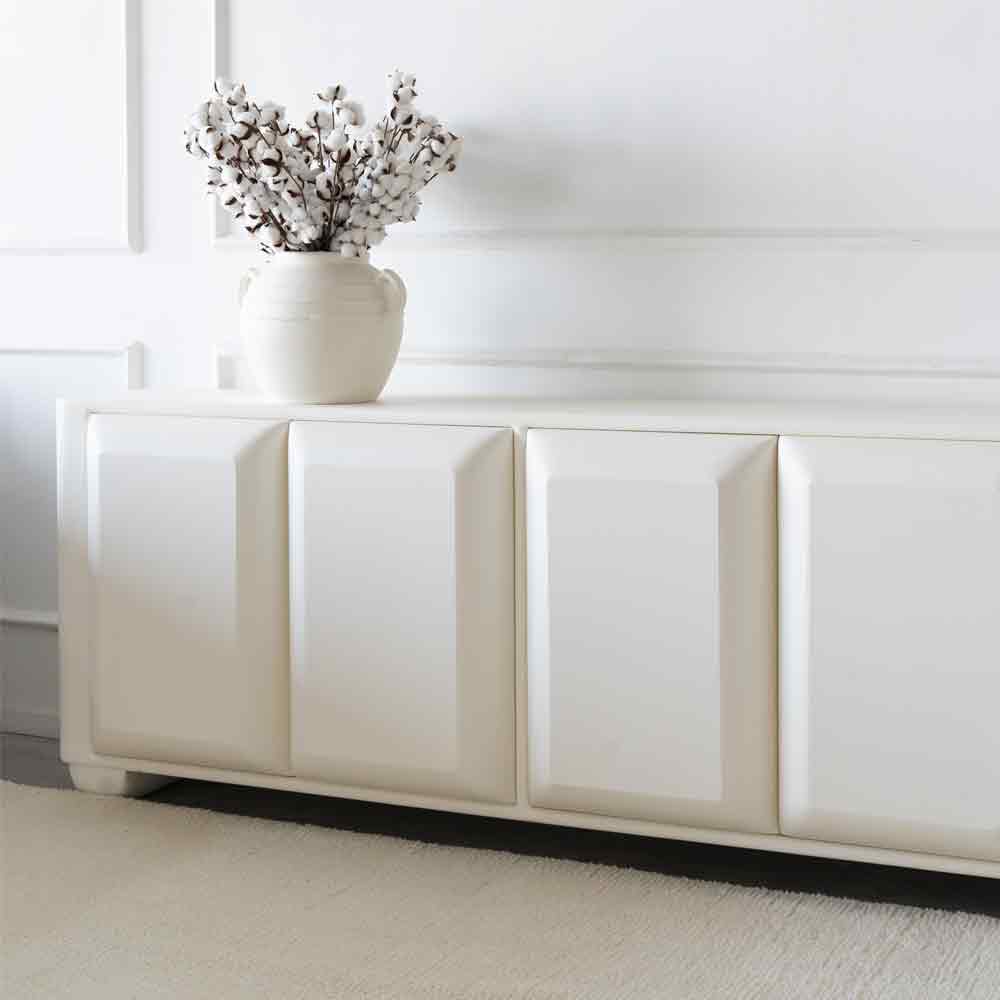 Temple Sideboard - Wood and Steel Furnitures