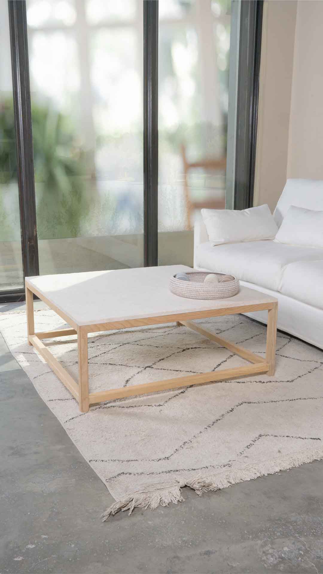 Cordoba Coffee Table - Wood and Steel Furnitures