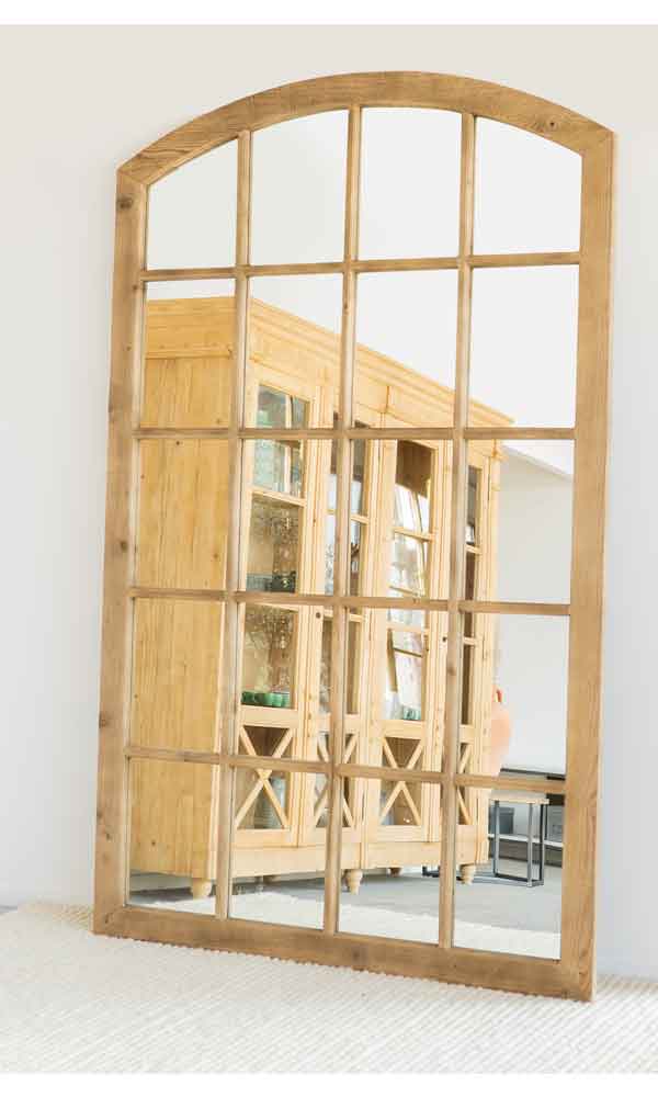 Fenetre Mirror - Wood and Steel Furnitures
