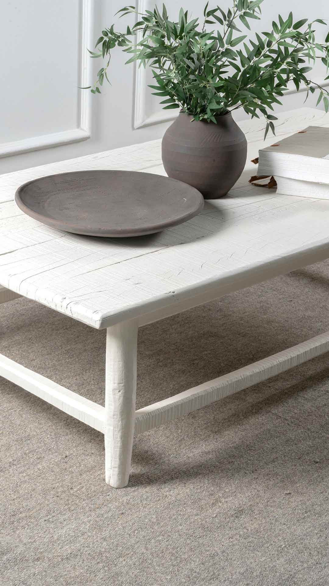 Fontana Coffee Table - Wood and Steel Furnitures