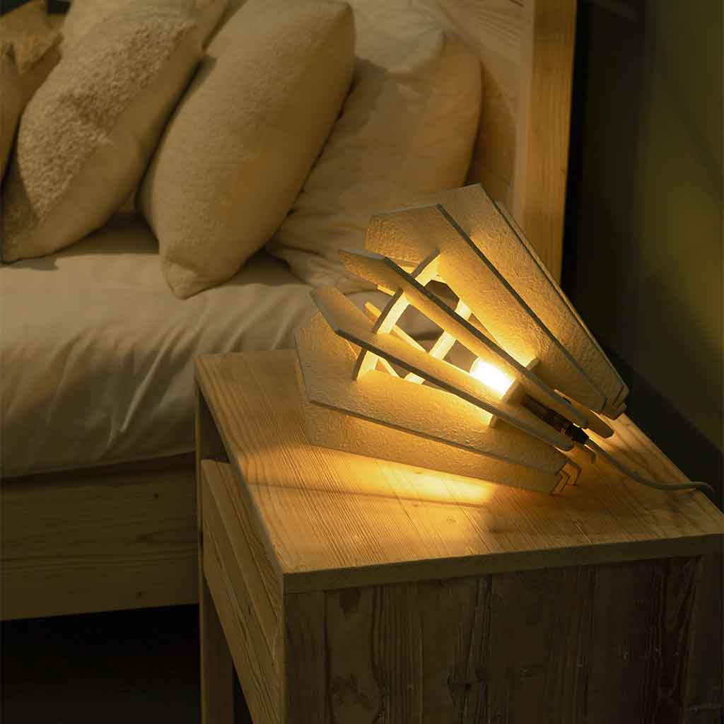 Lora Lamp - Wood and Steel Furnitures