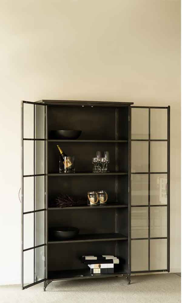 Bianca Cabinet - Wood and Steel Furnitures