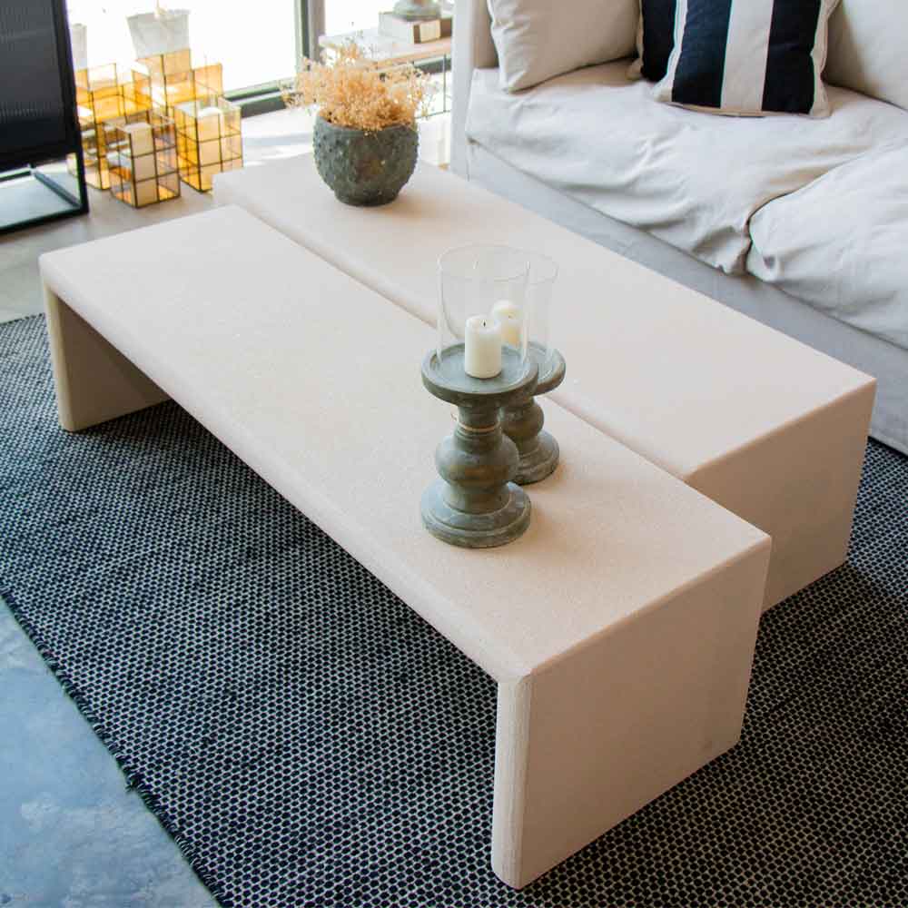 Alaska Coffee Table - Wood and Steel Furnitures
