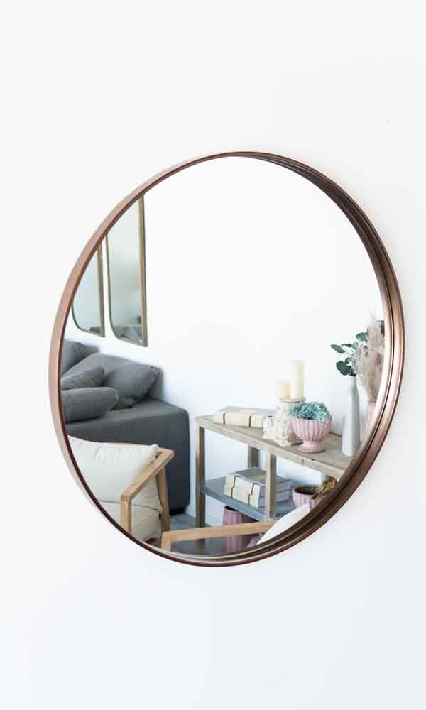 Shirley Mirror - Wood and Steel Furnitures