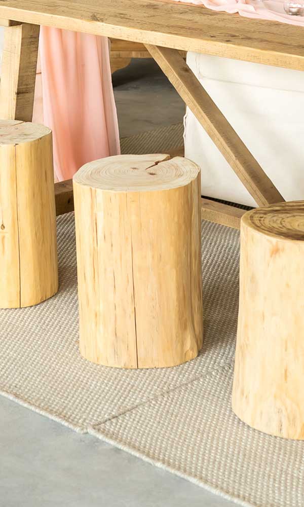 Tree Log - Wood and Steel Furnitures